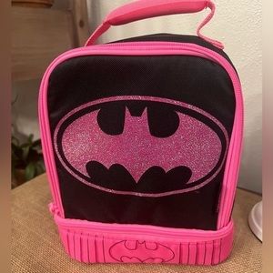 Thermos Batman Pink Logo Dual Soft Lunch Box